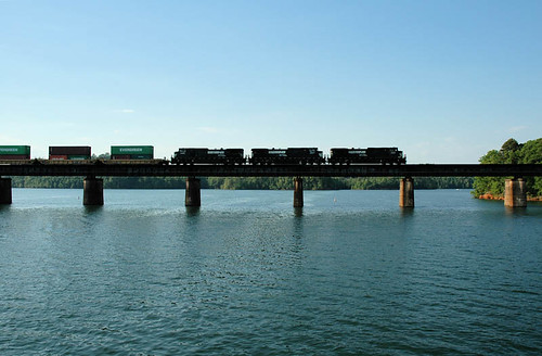 railroad travel bridge water photo photos southcarolina bridges span clemson bridging 200505 bridgepixing bridgepix bridgeblog hartwelllake