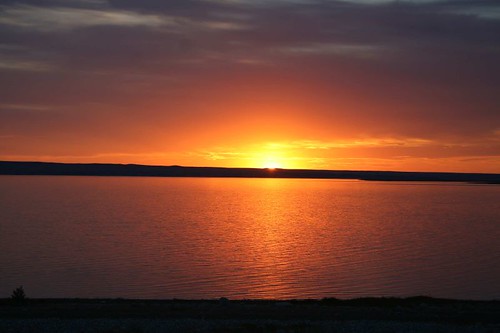 southdakota lake oahe sunset