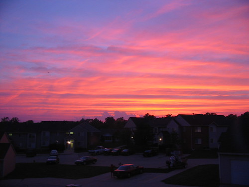 sunset clouds weather danville