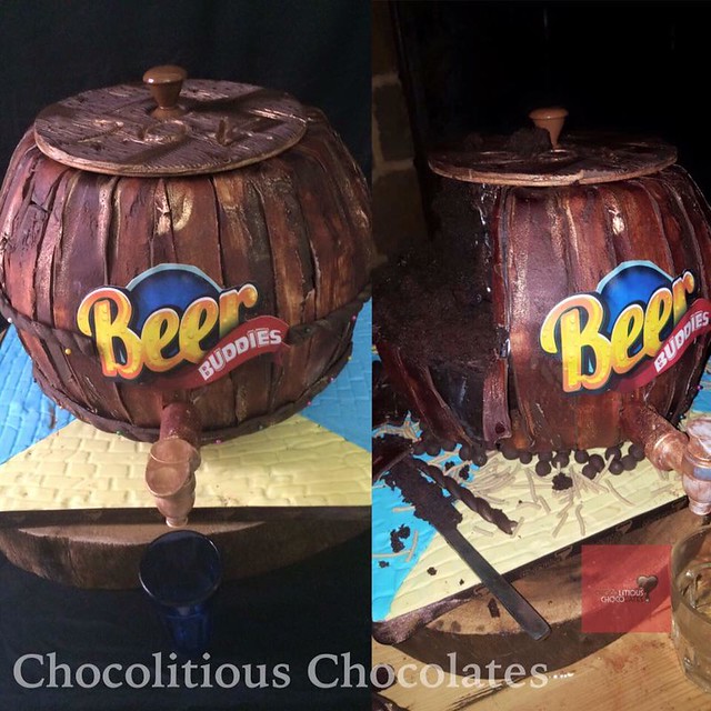Beer Buddies Cake by Pooja Bagga of Chocolitious Chocolates