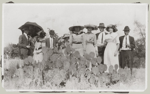 Group with cactus