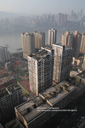 china city houses architecture skyscraper river stadt architektur yangtze chongqing fluss yangtse häuser wolkenkratzer