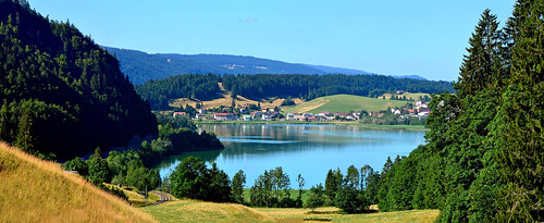 panorama lac mont paysages lacdejoux brenet ozeires fabuleuse