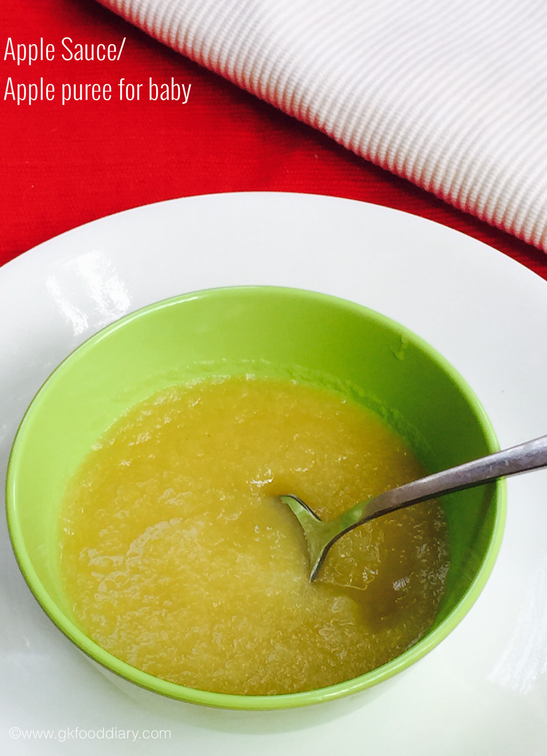 Apple Sauce for baby4