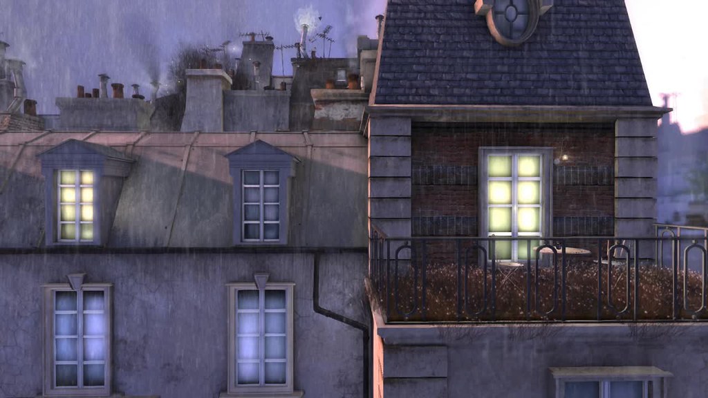Scenes. Roofs of Paris