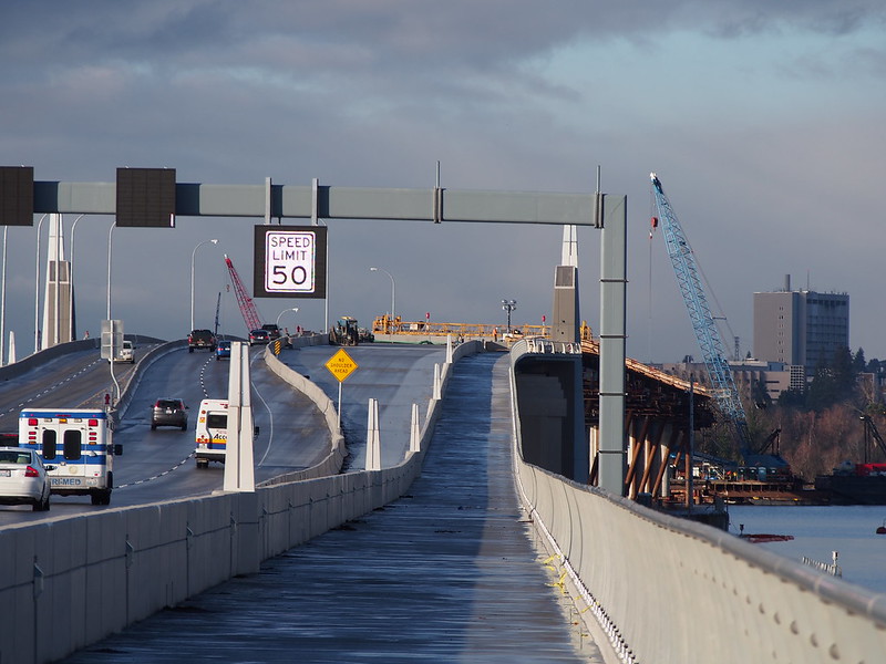 Continuation of SR-520 Trail: Currently closed to the public while the Portage Bay crossing is built.