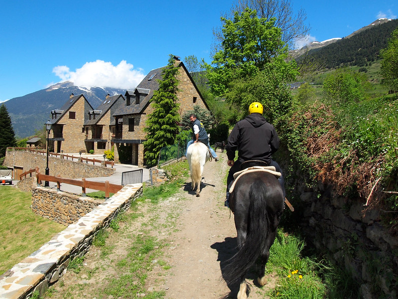 Horseback riding in the Pyrenees