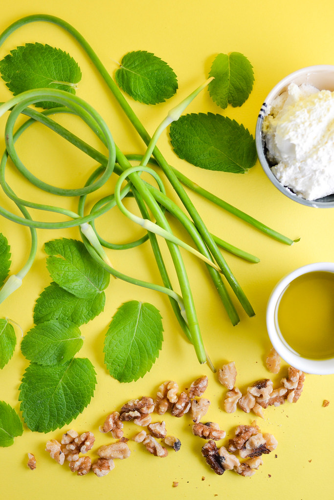 Mint Garlic Scape Dip | Things I Made Today