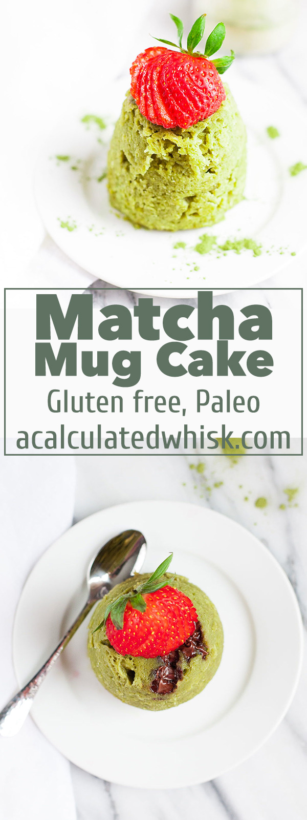 Thirsty For Tea Chocolate Chip Matcha Mug Cake
