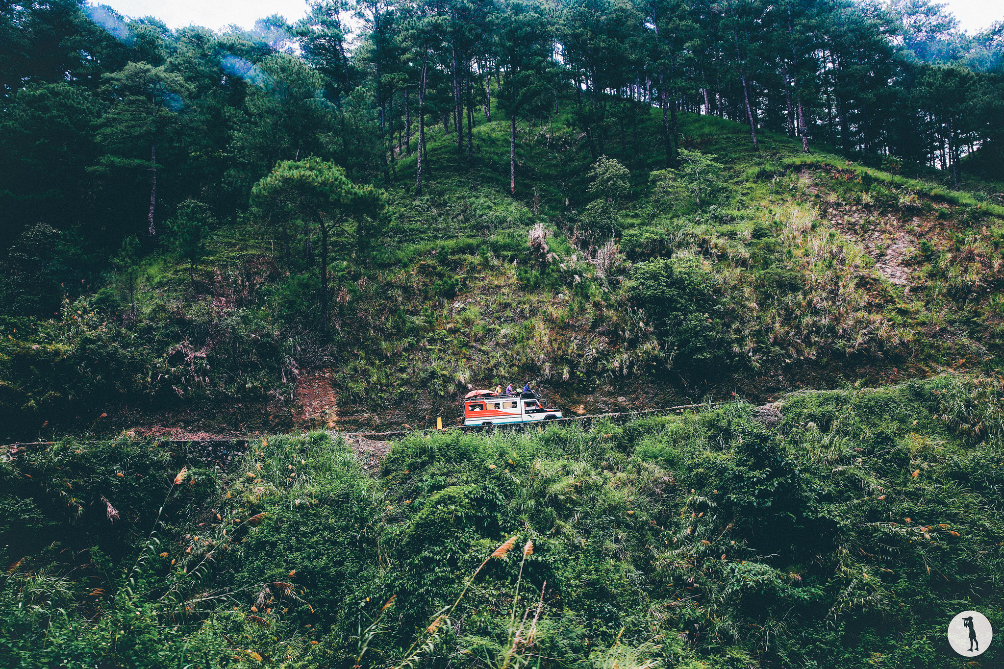Travel to the Philippines - North Luzon, landscapes from the autobus to the rice terraces