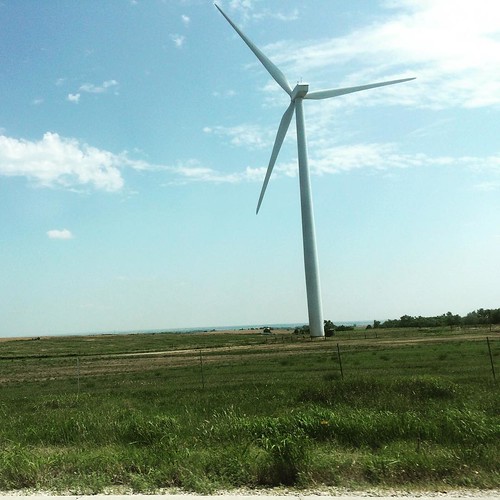 sky windmill square energy bluesky roadtrip squareformat kansas prairie windturbine juno windfarm renewable windpower outthewindow iphoneography instagramapp uploaded:by=instagram