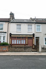 London house with preserved pub frontage