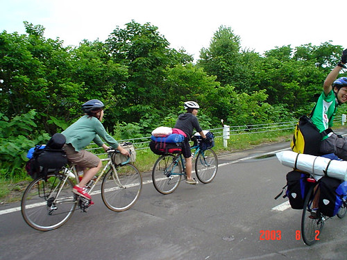 road bicycle geotagged hokkaido musashicyclo 武蔵大学サイクリング部 2003hchitose cyclememories cyclememories4d cycloallrun cyclomembers geo:lat=44394297 geo:lon=142452507 cycloallrun2 自転者