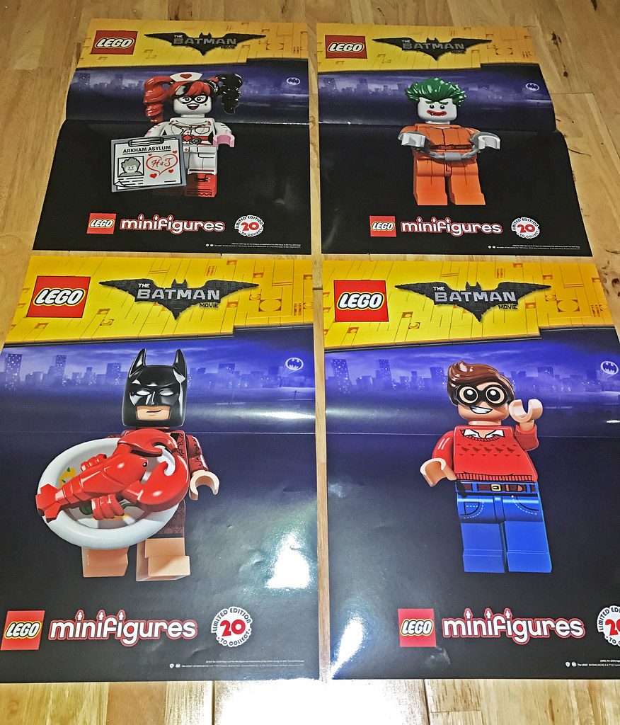 Lego Batman Movie CMF Posters