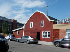 Inglewood, Calgary - The old Red Barn finally restored and in regular use