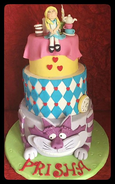 Alice in Wonderland Cake from Debyanjali Basu of Cakes All The Way by Debyanjali