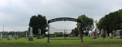 ontario canada cemetery gate on