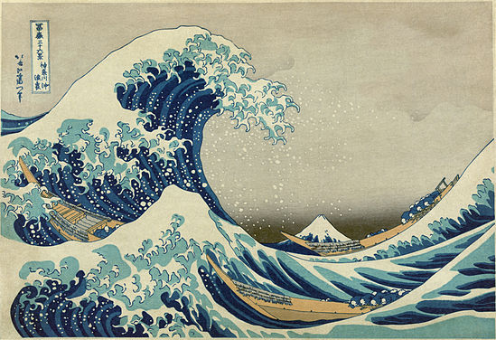 A grande onda de Kanagawa, Katsushika Hokusai, c. 1826 – 33