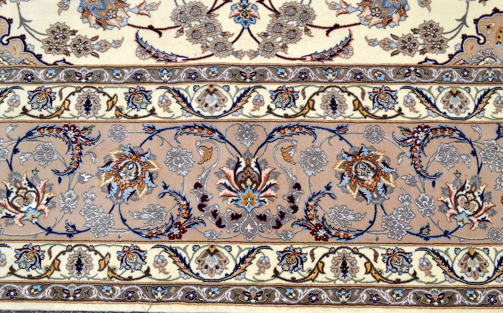Isfahan Oversize Persian Area Rug Handwoven 12x17 silk base  (21)