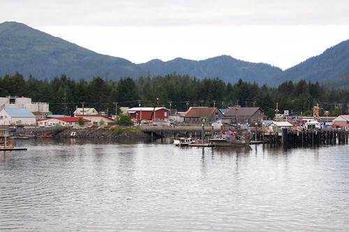 alaska boats town fishing dock village petersburg