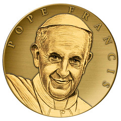 Papal Bronze medal obv