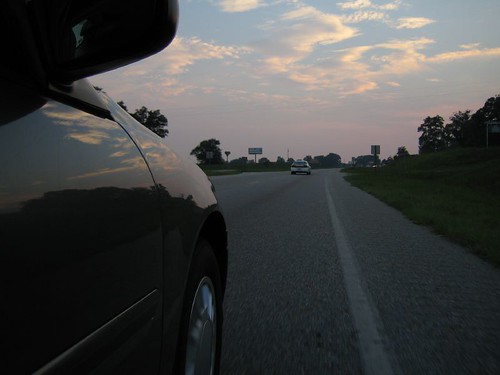 alabama south usa daleville car highway sunset clouds