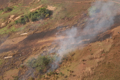 flying airstrip burning fire plane africa car centralafricanrepublic zemio