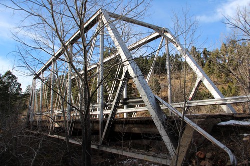 historicbridge closedbridge abandonedbridge trussbridge throughtruss thrutruss pratttruss prattthroughtruss nm65 gallinascreek montezuma sanmiguelcounty newmexico