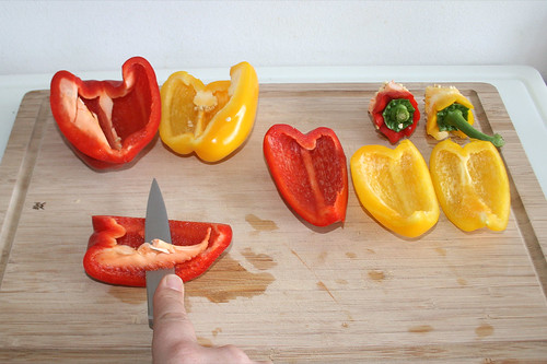 16 - Paprika entkernen / Decore bell pepper