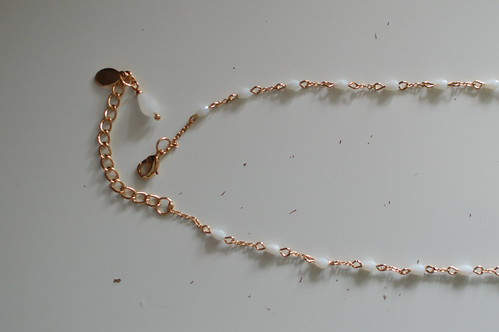 Mending & reinventing a broken necklace