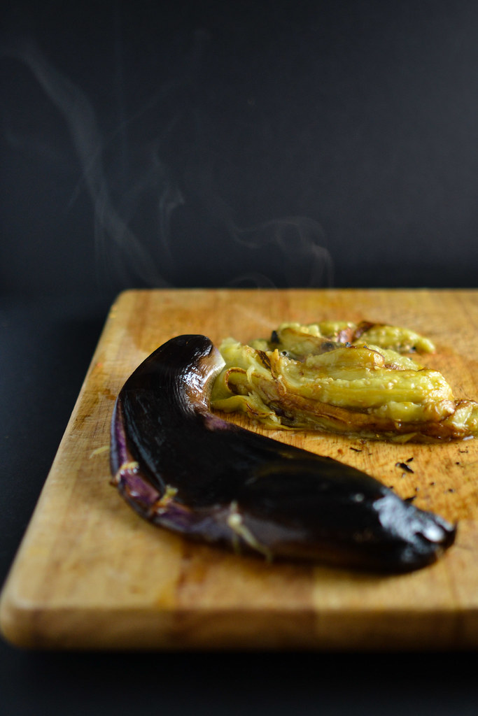 Baingan Bharta with Rice {Indian Eggplant Dish}  | Things I Made Today