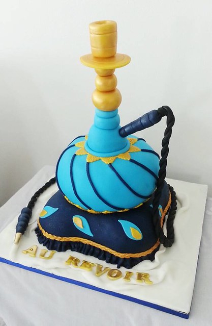 Shisha Shaped Cake by Neesh's Sweet Creations
