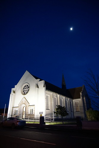 moyvane church churchoftheassumptionmoyvane nightphotography