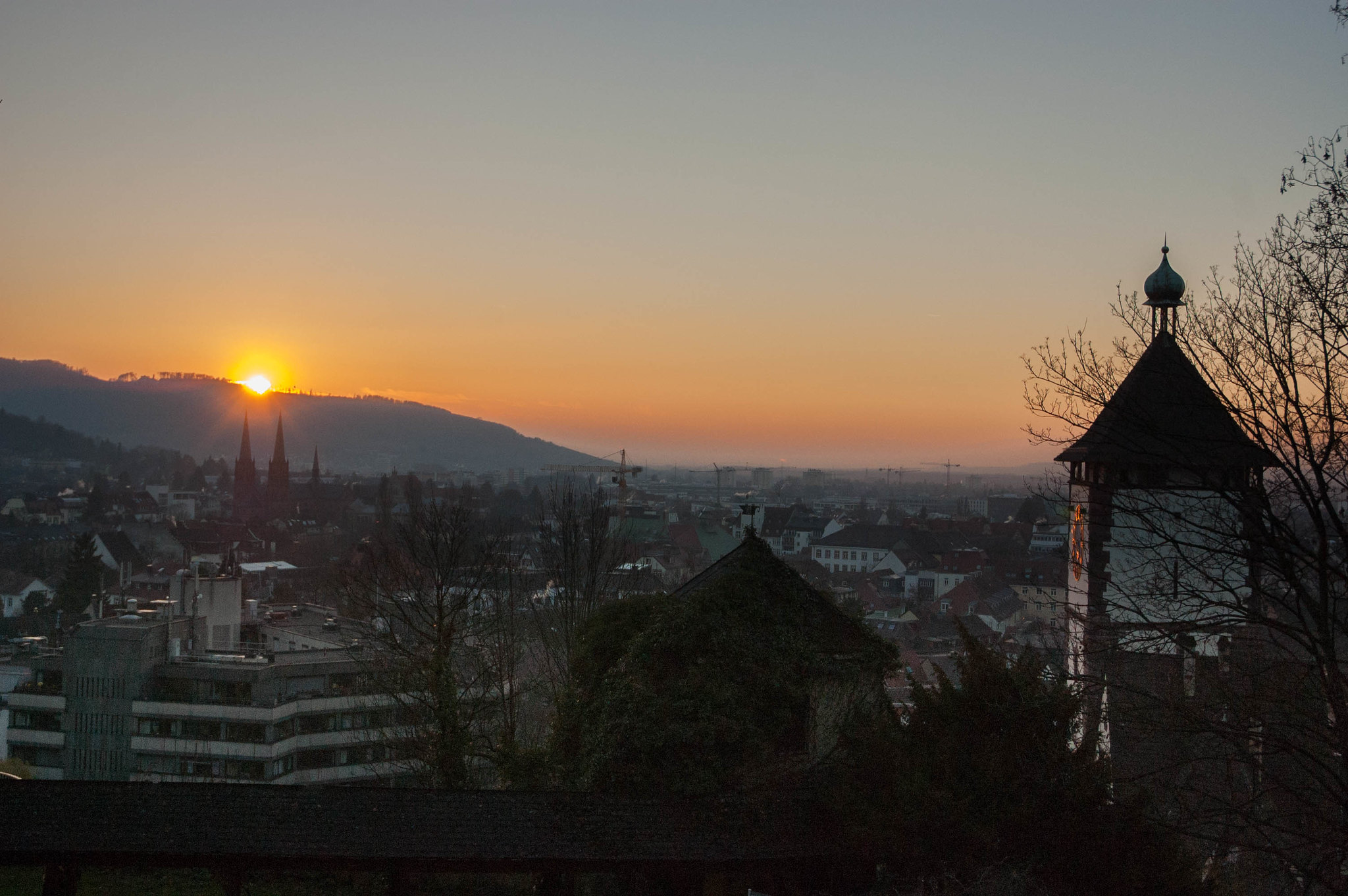 A Freiburg sunset