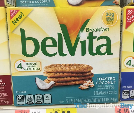 belVita Toasted Coconut Breakfast Biscuits