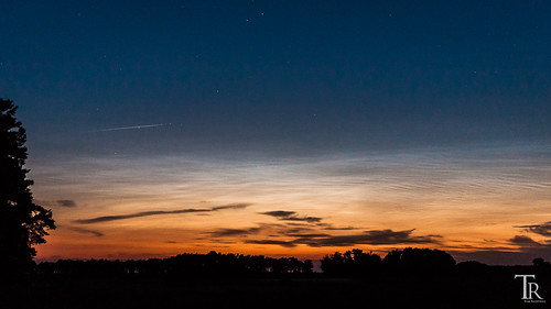 sunset sky stars landscape bluehour nlc noctilucentclouds canon500d nachtleuchtendewolken westhavelland