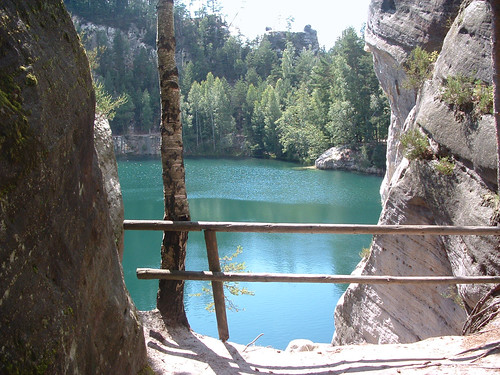csehország czechrepublic česko adršpach vízpart water tó lake tájkép landscape természet nature