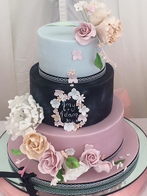 Cake by Clare's Cakes - Wedding Cakes in Leicestershire
