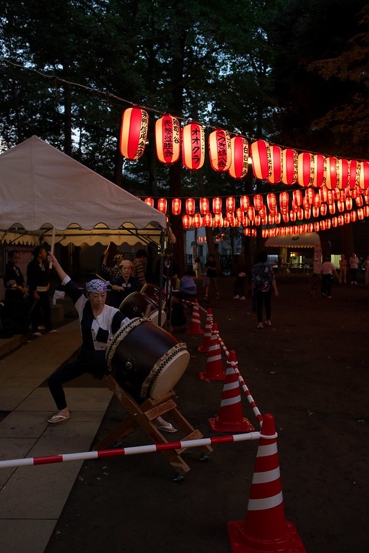 東京路地裏散歩 雑司が谷鬼子母神の盆踊り 2015年7月24日