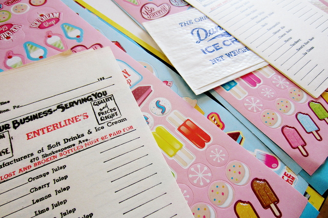 ice cream paper kit giveaway