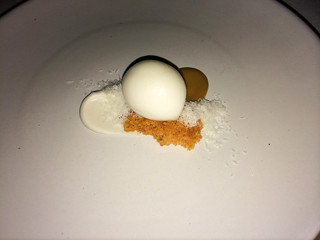 Coconut – Sorbet with Coconut Cream, Crisp and Dust