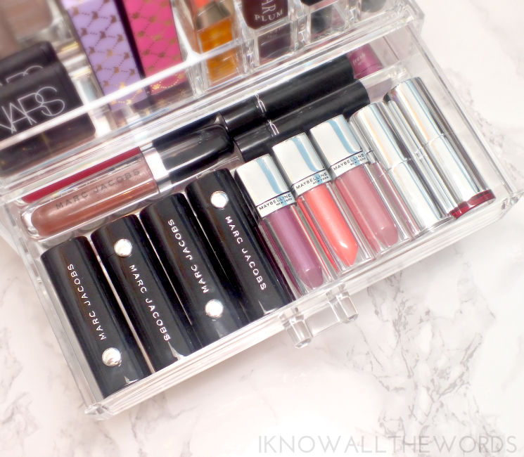 Ohuhu® Makeup Cosmetics Organizer Acrylic Transparent 3 Drawers Storage Box (2)