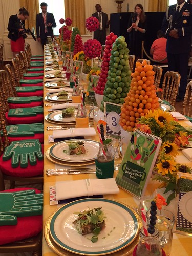 The East Room of the White House during the Kids’ “State Dinner”