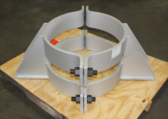 Pipe Clamp Assemblies Custom Designed for a Partial Oxidation Unit in a Synthetic Gas Plant