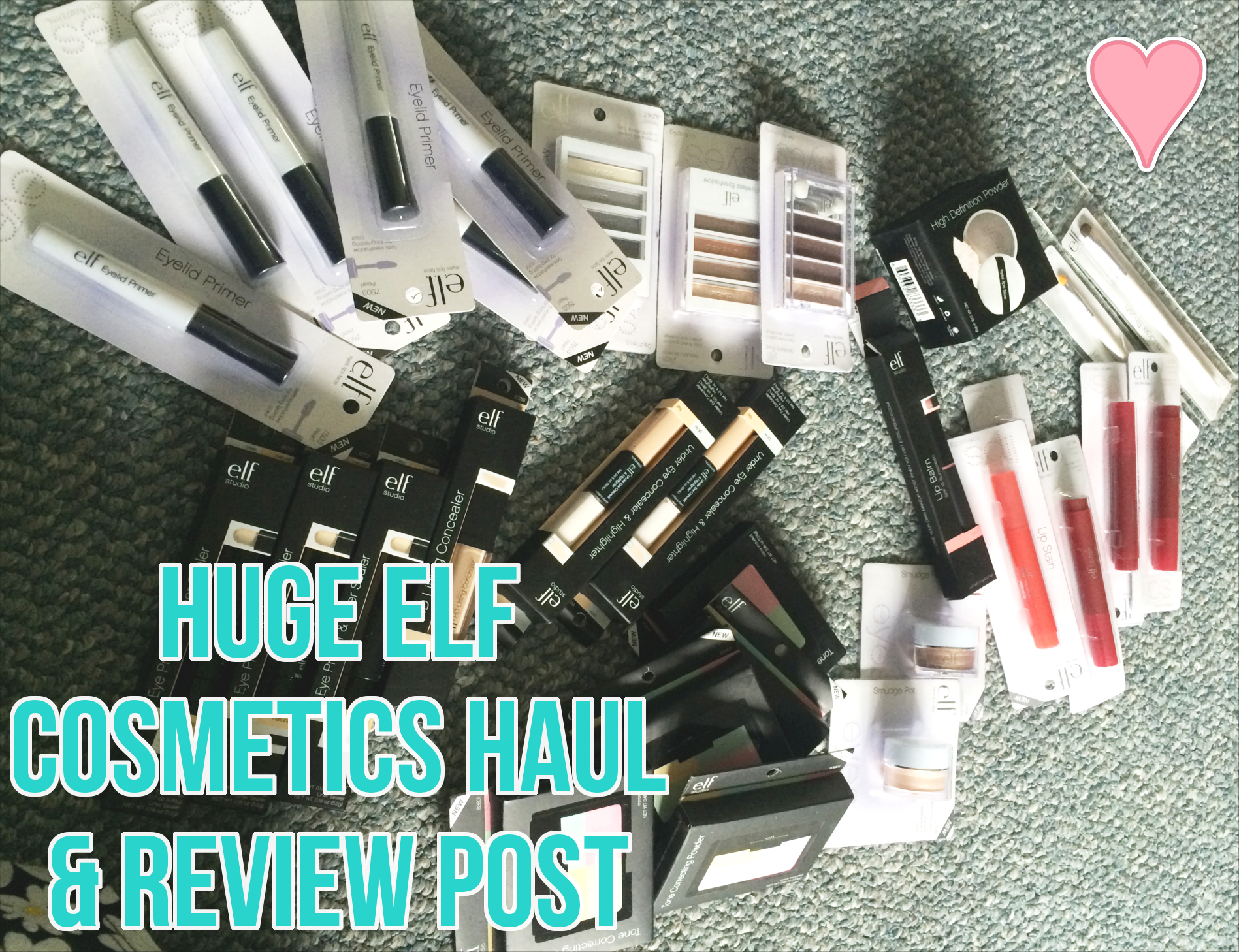 HUGE elf Cosmetics Haul + Review Post // EW&PT