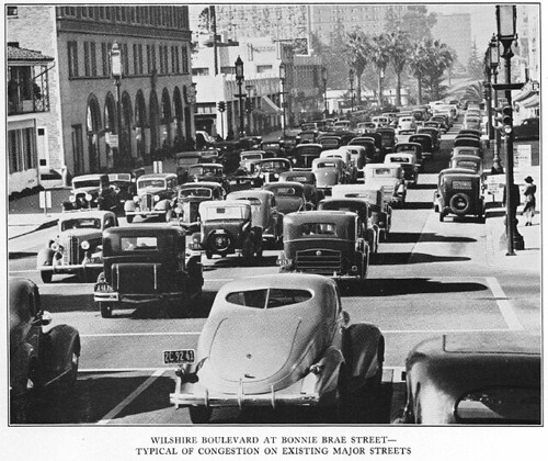 Wilshire Boulevard traffic congestion