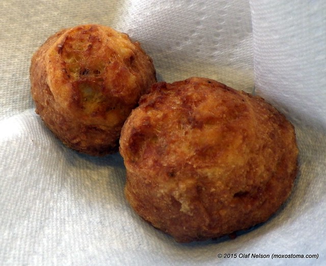 Fried Redhorse balls