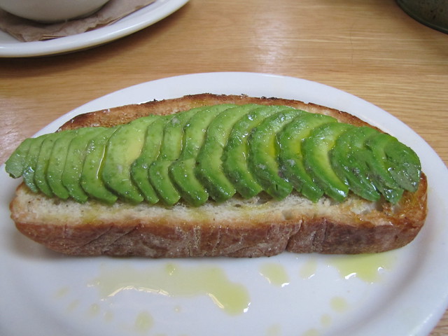 Open-Faced Avocado at Carmel Belle