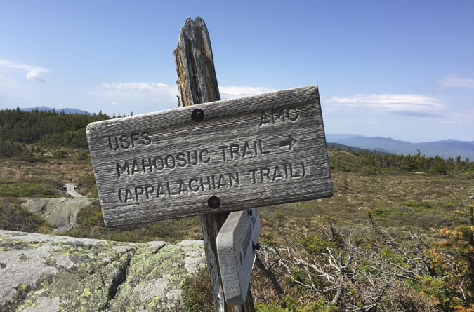 Mt Success Mahoosuc Trail Sign