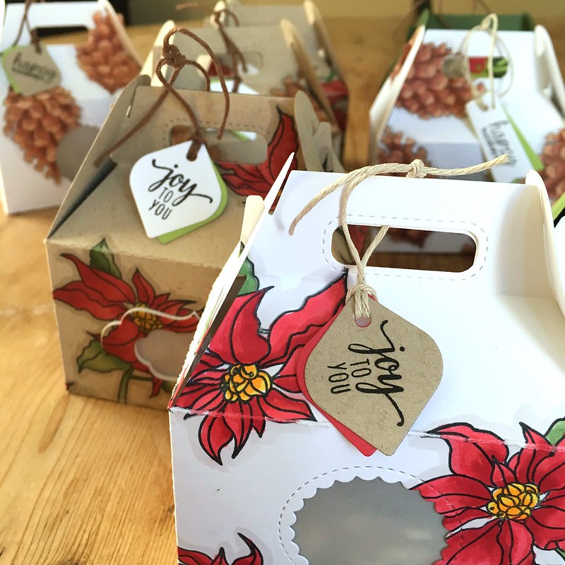 Christmas gift goodie boxes